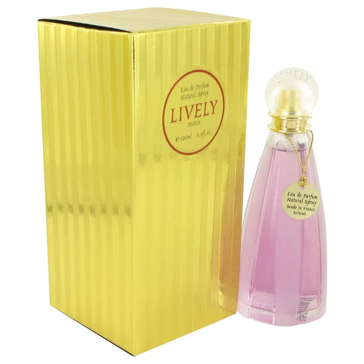 An image displaying Lively by Parfums Lively Eau De Parfum Spray 3.3 oz for Women by Parfums Lively