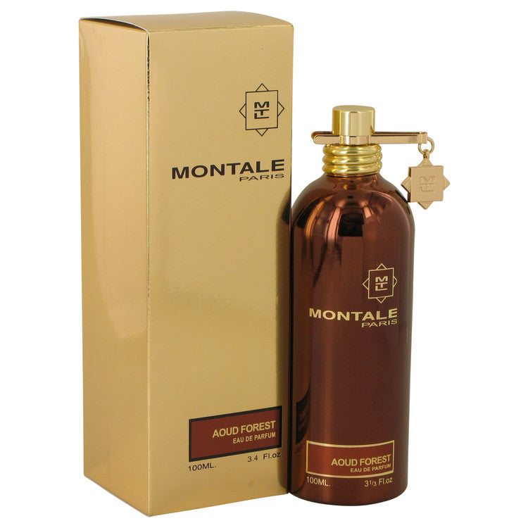 An image displaying Montale Aoud Forest by Montale Eau De Parfum Spray (Unisex) 3.4 oz for Women by Montale