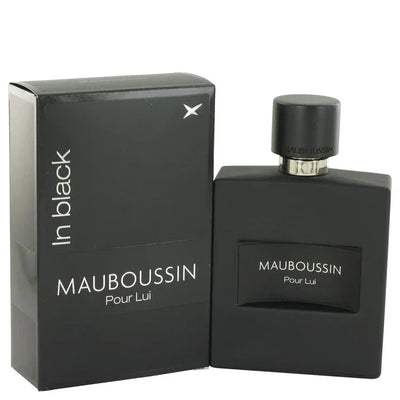 An image displaying Mauboussin Pour Lui In Black by Mauboussin Eau De Parfum Spray 3.4 oz for Men by Mauboussin