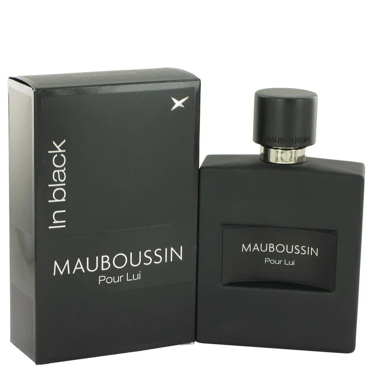An image displaying Mauboussin Pour Lui In Black by Mauboussin Eau De Parfum Spray 3.4 oz for Men by Mauboussin