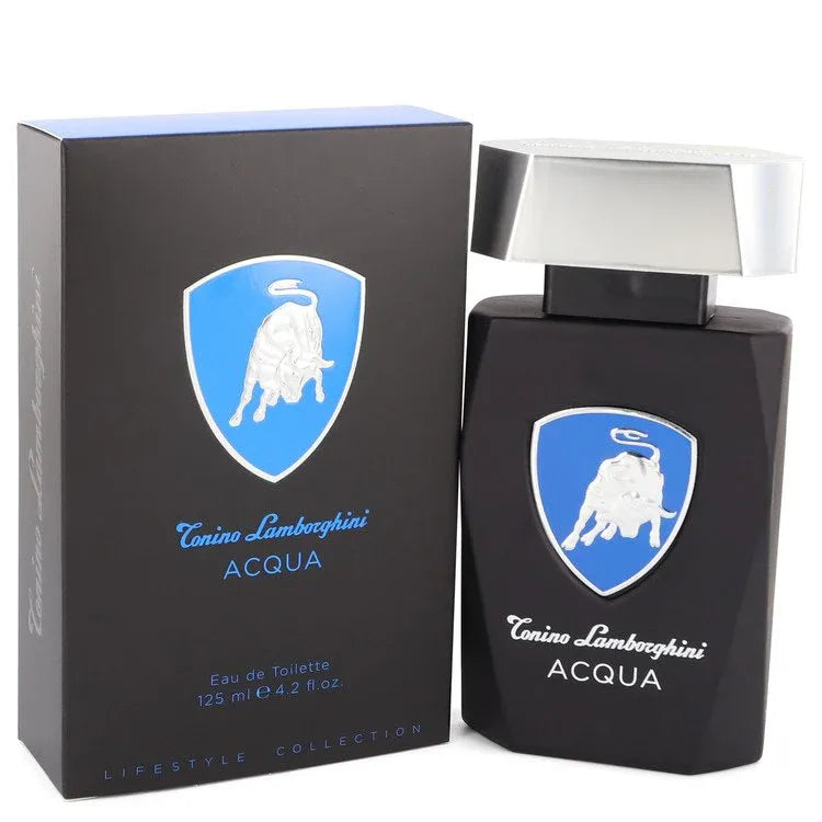 An image displaying Lamborghini Acqua by Tonino Lamborghini Eau De Toilette Spray 4.2 oz for Men by Tonino Lamborghini