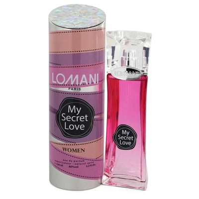 An image displaying My Secret Love by Lomani Eau De Parfum Spray 3.3 oz for Women by Lomani
