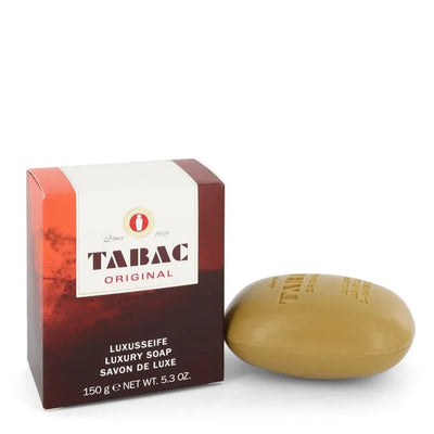 An image displaying Tabac by Maurer & Wirtz Soap 5.3 oz for Men by Maurer & Wirtz