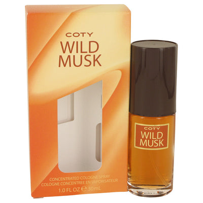 An image displaying WILD MUSK by Coty Concentrate Cologne Spray 1 oz for Women by Coty