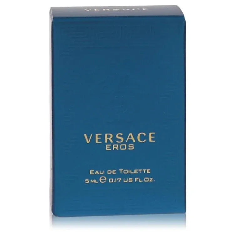 An image displaying Versace Eros by Versace Mini EDT .16 oz for Men by Versace