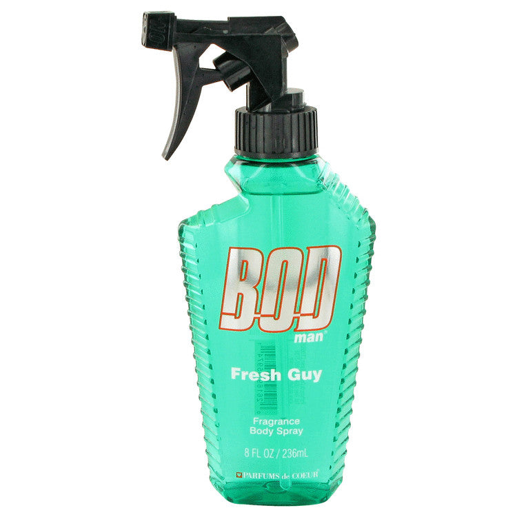 An image displaying Bod Man Fresh Guy by Parfums De Coeur Fragrance Body Spray 8 oz for Men by Parfums De Coeur