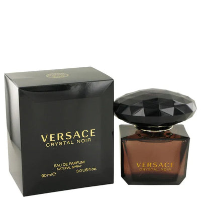 An image displaying Crystal Noir by Versace Eau De Parfum Spray 3 oz for Women by Versace