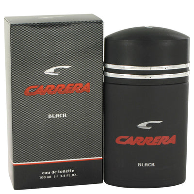 An image displaying Carrera Black by Muelhens Eau De Toilette Spray 3.4 oz for Men by Muelhens