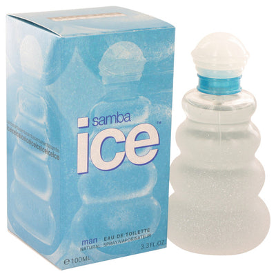 An image displaying Samba Ice by Perfumers Workshop Eau De Toilette Spray 3.4 oz for Men by Perfumers Workshop