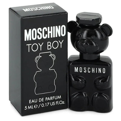 An image displaying Moschino Toy Boy by Moschino Mini EDP .17 oz for Men by Moschino