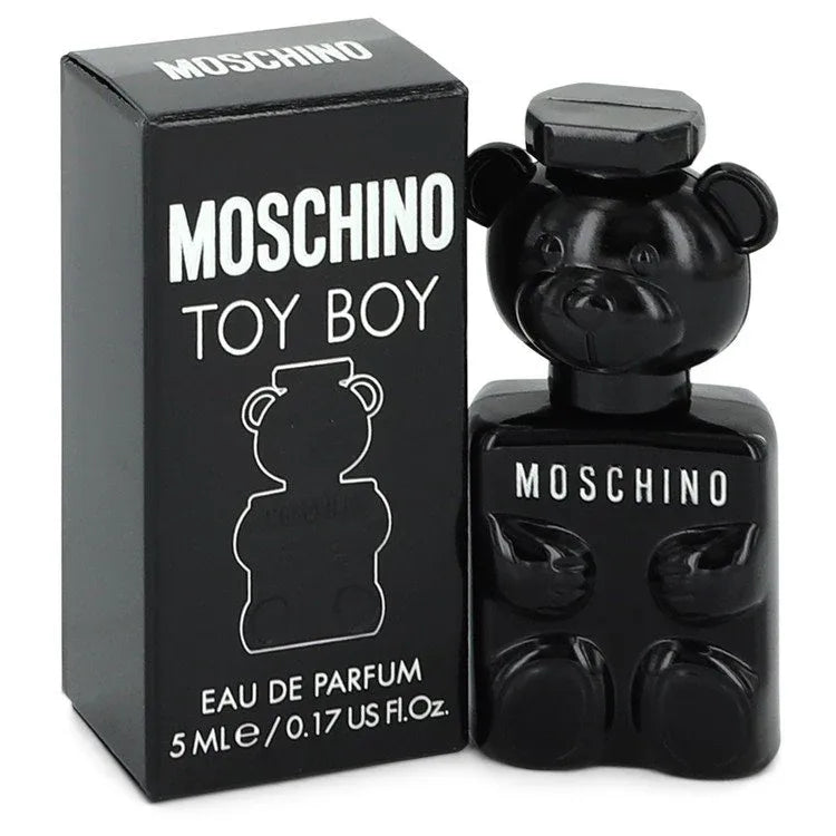 An image displaying Moschino Toy Boy by Moschino Mini EDP .17 oz for Men by Moschino