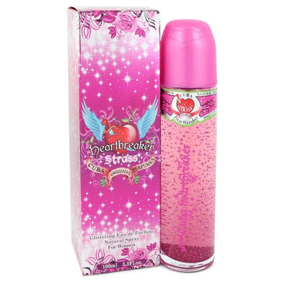 An image displaying Cuba Strass Heartbreaker by Fragluxe Eau De Parfum Spray 3.4 oz for Women by Fragluxe