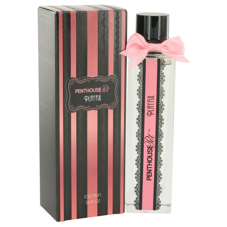 An image displaying Penthouse Playful by Penthouse Eau De Parfum Spray 3.4 oz for Women by Penthouse