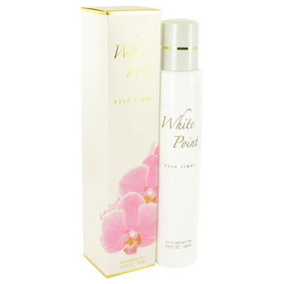 An image displaying White Point by YZY Perfume Eau De Parfum Spray 3.4 oz for Women by YZY Perfume