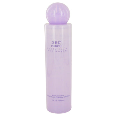 An image displaying Perry Ellis 360 Purple by Perry Ellis Body Mist 8 oz for Women by Perry Ellis