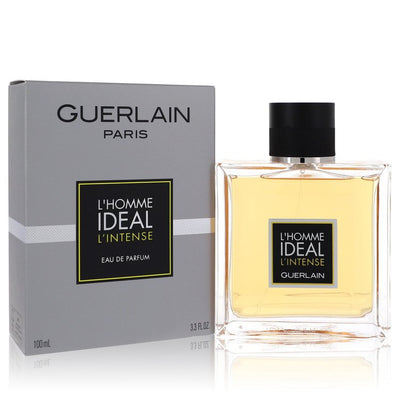 An image displaying L'homme Ideal L'intense by Guerlain Eau De Parfum Spray 3.4 oz for Men by Guerlain