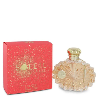 An image displaying Lalique Soleil by Lalique Eau De Parfum Spray 3.3 oz for Women by Lalique