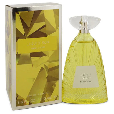 An image displaying Liquid Sun by Thalia Sodi Eau De Parfum Spray 3.4 oz for Women by Thalia Sodi