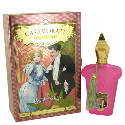 An image displaying Casamorati 1888 Gran Ballo by Xerjoff Eau De Parfum Spray 3.4 oz for Women by Xerjoff