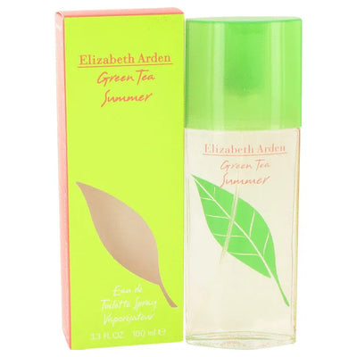 An image displaying Green Tea Summer by Elizabeth Arden Eau De Toilette Spray 3.4 oz for Women by Elizabeth Arden