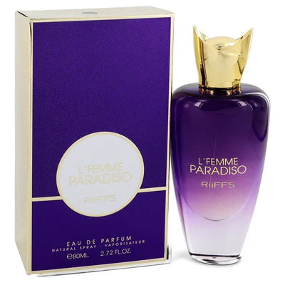 An image displaying L'femme Paradiso by Riiffs Eau De Parfum Spray 2.7 oz for Women by Riiffs