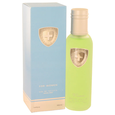 An image displaying Swiss Guard by Swiss Guard Eau De Toilette Spray 3.4 oz for Women by Swiss Guard