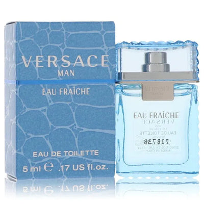 An image displaying Versace Man by Versace Mini Eau Fraiche .17 oz for Men by Versace
