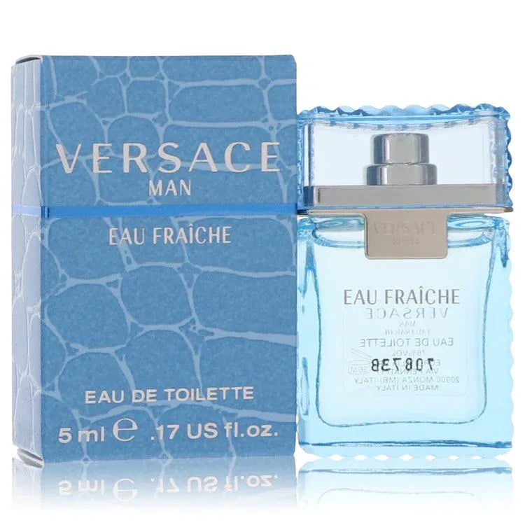 An image displaying Versace Man by Versace Mini Eau Fraiche .17 oz for Men by Versace