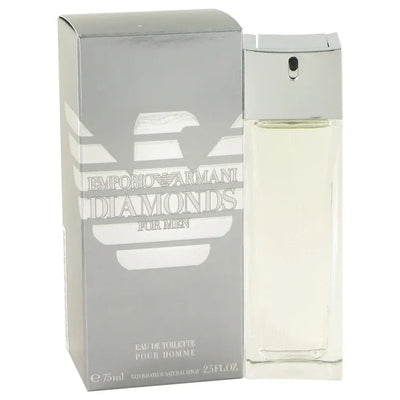 An image displaying Emporio Armani Diamonds by Giorgio Armani Eau De Toilette Spray for Men by Giorgio Armani