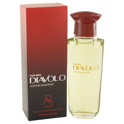 An image displaying Diavolo by Antonio Banderas Eau De Toilette Spray oz for Men by Antonio Banderas