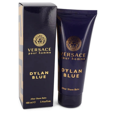 An image displaying Versace Pour Homme Dylan Blue by Versace After Shave Balm 3.4 oz for Men by Versace