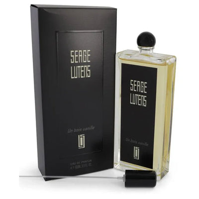 An image displaying Un Bois Vanille by Serge Lutens Eau De Parfum Spray 3.3 oz for Women by Serge Lutens