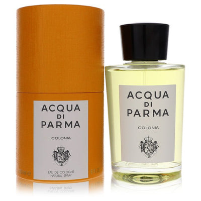An image displaying Acqua Di Parma Colonia by Acqua Di Parma Eau De Cologne Spray 6 oz for Men by Acqua Di Parma