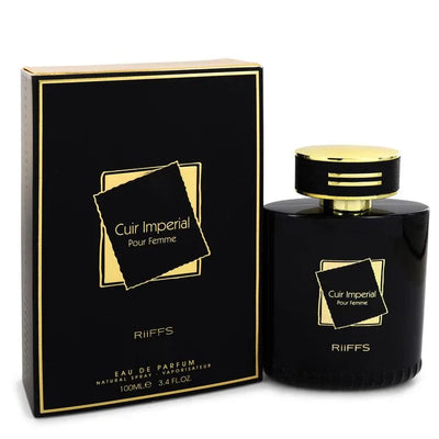 An image displaying Cuir Imperial by Riiffs Eau De Parfum Spray 3.4 oz for Women by Riiffs