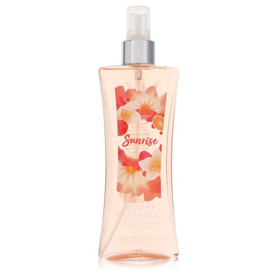 An image displaying Body Fantasies Signature Sweet Sunrise Fantasy by Parfums De Coeur Body Spray 8 oz for Women by Parfums De Coeur