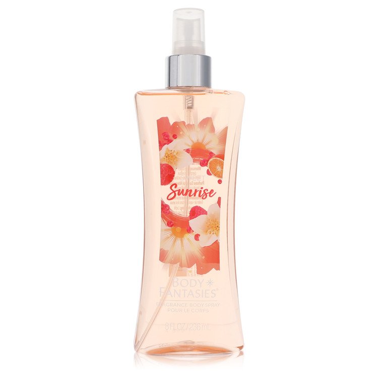 An image displaying Body Fantasies Signature Sweet Sunrise Fantasy by Parfums De Coeur Body Spray 8 oz for Women by Parfums De Coeur