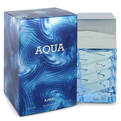 An image displaying Ajmal Aqua by Ajmal Eau De Parfum Spray 3.4 oz for Men by Ajmal