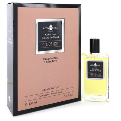 An image displaying Cedre Iris by Affinessence Eau De Parfum Spray (Unisex) 3.3 oz for Women by Affinessence