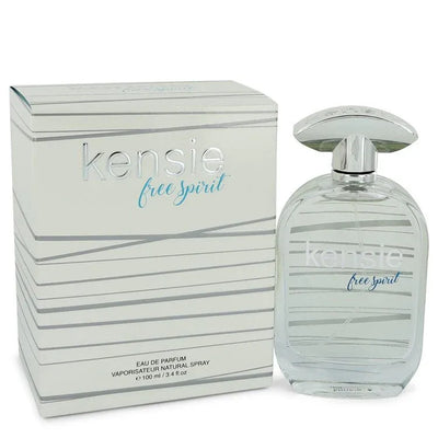 An image displaying Kensie Free Spirit by Kensie Eau De Parfum Spray 3.4 oz for Women by Kensie