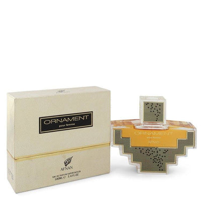 An image displaying Afnan Ornament by Afnan Eau De Parfum Spray 3.4 oz for Women by Afnan