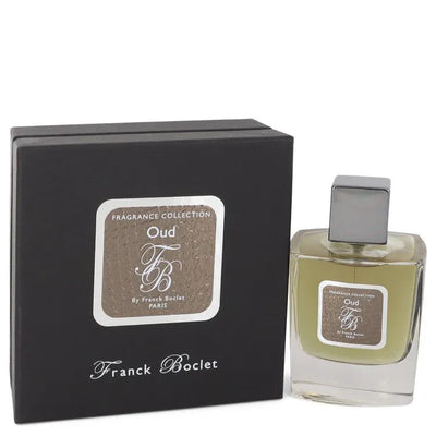 An image displaying Franck Boclet Oud by Franck Boclet Eau De Parfum Spray 3.4 oz for Men by Franck Boclet