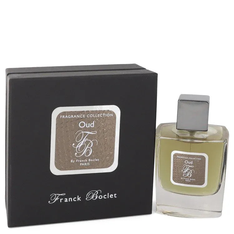 An image displaying Franck Boclet Oud by Franck Boclet Eau De Parfum Spray 3.4 oz for Men by Franck Boclet