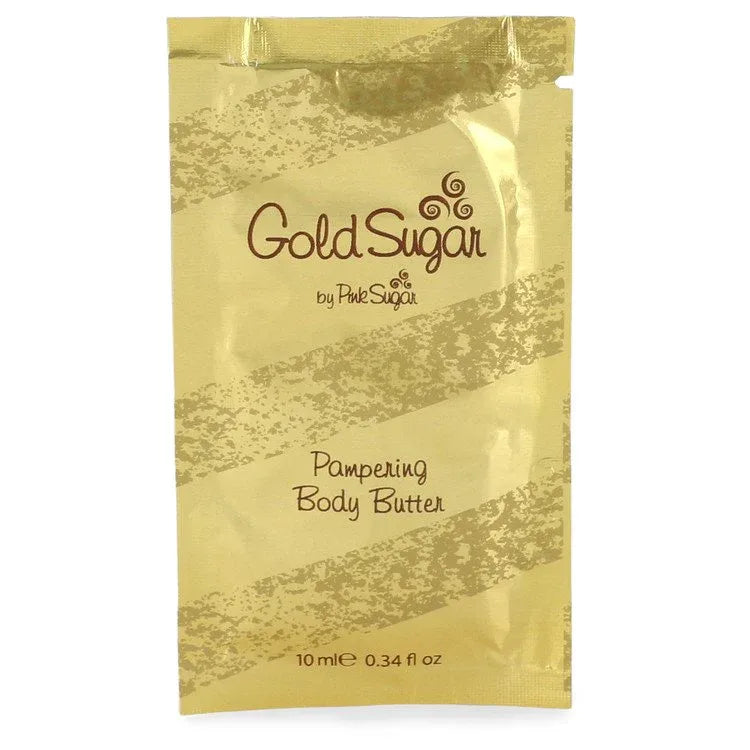 An image displaying Gold Sugar by Aquolina Body Butter Pouch .34 oz for Women by Aquolina