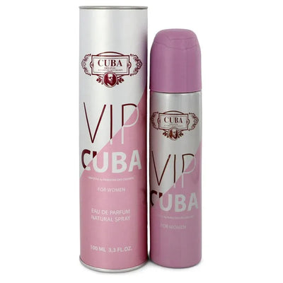 An image displaying Cuba VIP by Fragluxe Eau De Parfum Spray 3.3 oz for Women by Fragluxe