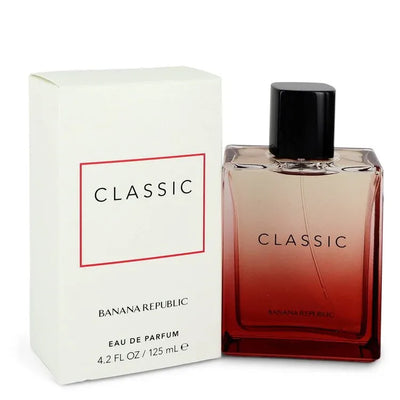An image displaying Banana Republic Classic Red by Banana Republic Eau De Parfum Spray 4.2 oz for Men by Banana Republic