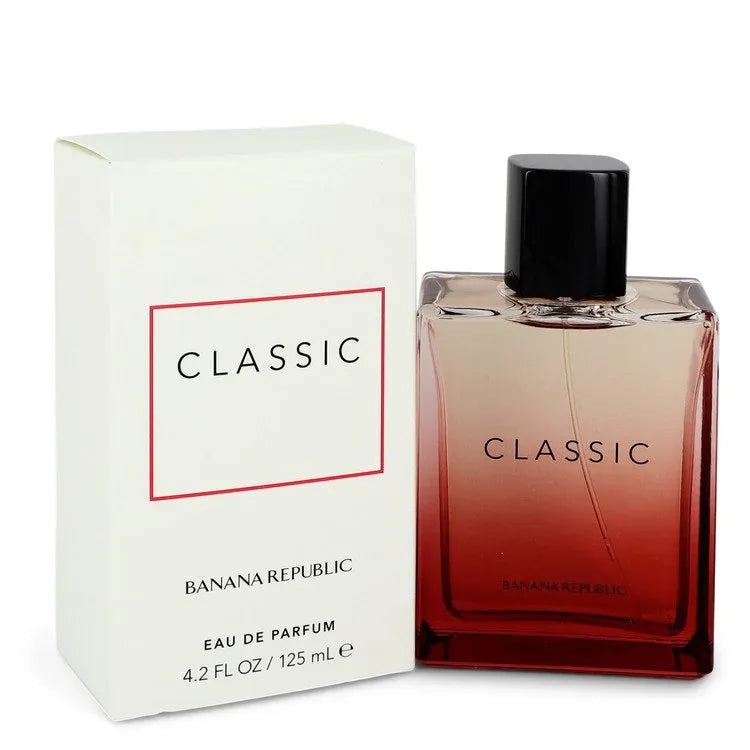 An image displaying Banana Republic Classic Red by Banana Republic Eau De Parfum Spray 4.2 oz for Men by Banana Republic