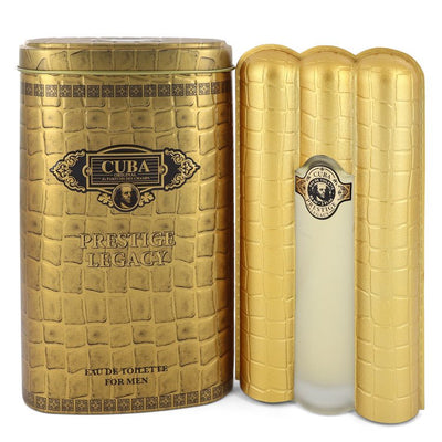 An image displaying Cuba Prestige Legacy by Cuba Eau De Toilette Spray 3 oz for Men by Cuba