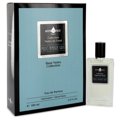 An image displaying Musc Ambre Gris by Affinessence Eau De Parfum Spray (Unisex) 3.3 oz for Women by Affinessence