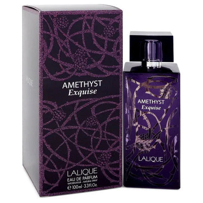 An image displaying Lalique Amethyst Exquise by Lalique Eau De Parfum Spray 3.3 oz for Women by Lalique