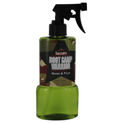 An image displaying Kanon Boot Camp Warrior Rank & File by Kanon Body Spray 10 oz for Men by Kanon